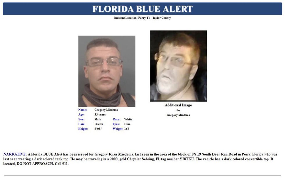 Taylor County sheriff's deputy injured, Florida Blue Alert ...